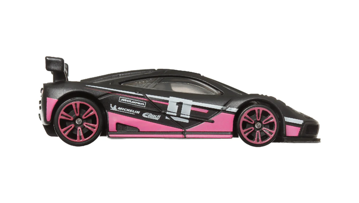 Тематическая Машинка Hot Wheels McLaren F1 GTR Neon Speeders 1:64