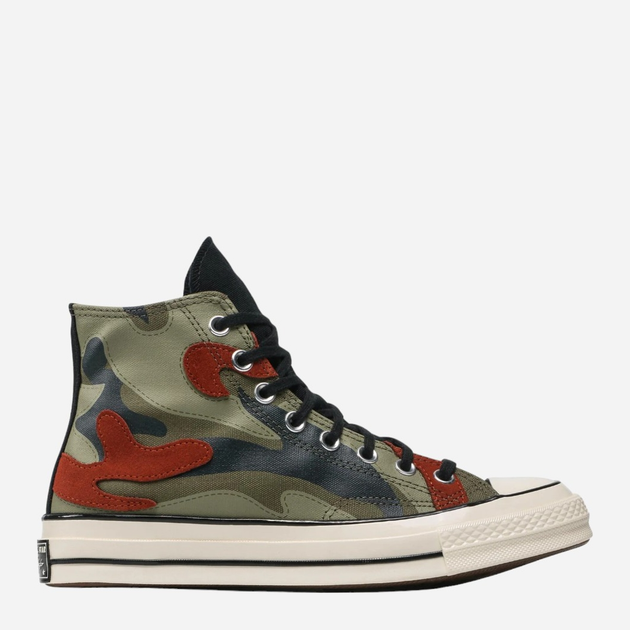 Акція на Чоловічі кеди високі Converse Chuck 70 Hi 171450C 43 (9.5US) 28 см Камуфляжні від Rozetka