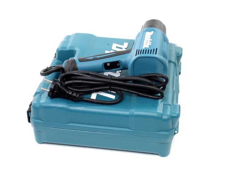 Строительный фен Makita HG5030K (1600Вт, 40 мм) термовоздуходувка с двумя режимами работы (4570) - Фото 2 Строительный фен Makita HG5030K (1600Вт, 40 мм) термовоздуходувка с двумя режимами работы (4570) - изображение 2