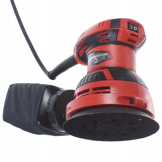 Эксцентриковая шлифмашина Makita M9204 (240Вт, 123мм) шлифмашинка + съемный пылесборник (4351) - изображение 2