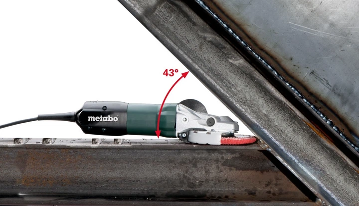 Угловая шлифмашина Metabo WEF 9-125 Quick, 910 Вт болгарка с плоским корпусом 125мм (картонная коробка) 613060000 (5543) - изображение 3