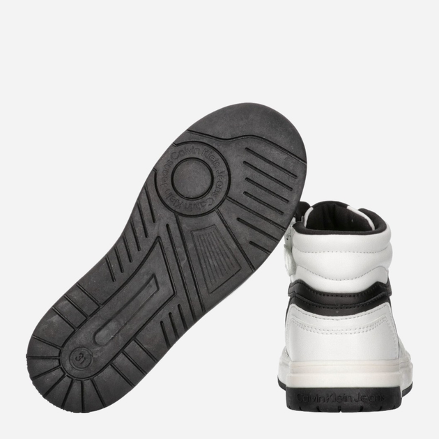 Підліткові кросівки для хлопчика Calvin Klein Jeans SNEAKER V3X9-80730-1355100 35 Білі (8052578356678) - зображення 5