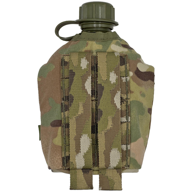 Фляга армійська 1л в чохлі Molle Мультикам Cordura MELGO (фляга польова індивідуальна) - зображення 2