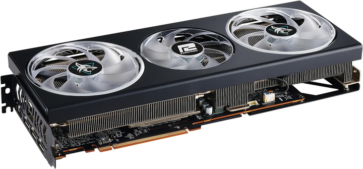 Видеокарта Powercolor PCI-Ex Radeon RX 7700 XT Hellhound 12GB GDDR6 (192bit) (2599/18000) (HDMI, 3 x DisplayPort) (RX7700XT 12G-L/OC) - изображение 3