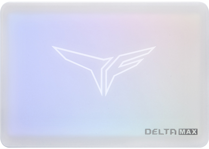 Dysk SSD Team Group Delta MAX LITE RGB 512 GB 2.5" SATA 6 Gb/s Aurora White (T253TM512G0C425) - obraz 1