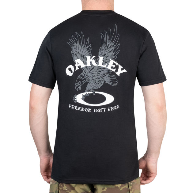 Футболка з малюнком Oakley SI Freedom Isnt Free Tee Black 2XL (FOA404135-02E) - зображення 2