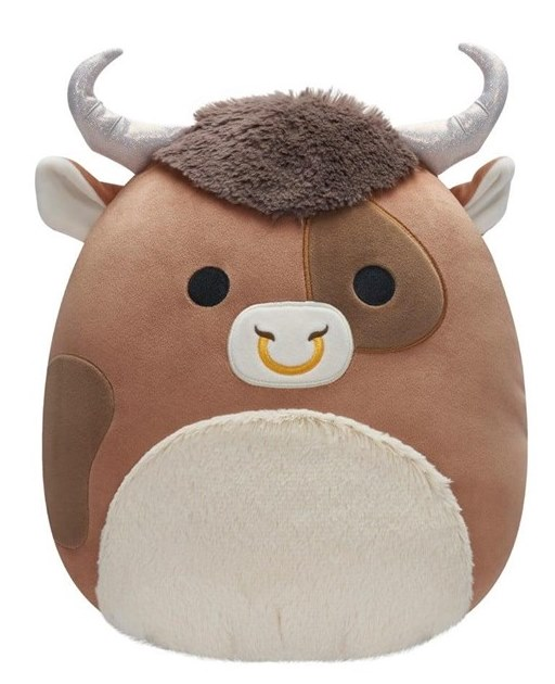 М'яка іграшка Squishmallows Plush Brown Spotted Bull 30 см (0196566164055) - зображення 1