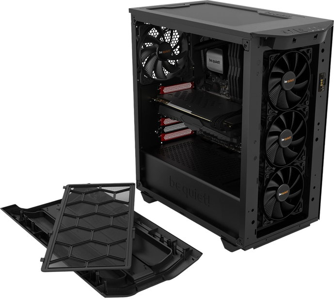 Obudowa be quiet! Pure Base 500DX Window BGW42 Black/Red (4260052188446) - obraz 6
