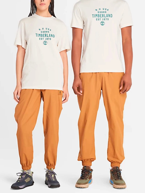 T-shirt męski bawełniany Timberland TB0A5UF7 S Biały (194903902049) - obraz 3