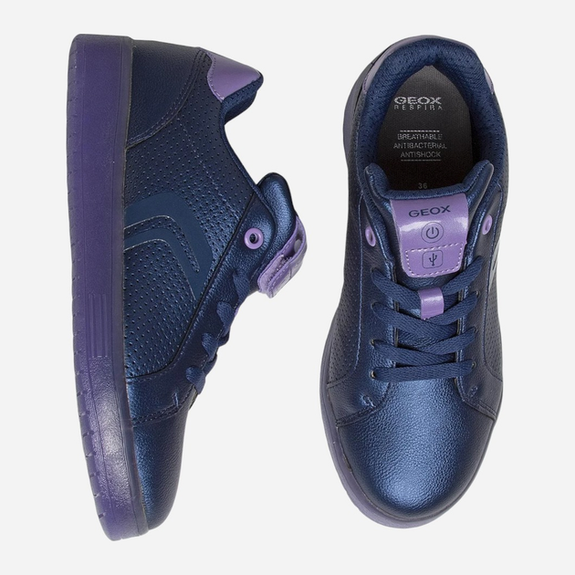 Buty sportowe dziecięce dla dziewczynki Geox J Kommodor Girl J744HA/000NF/C4267 36 Granatowe (8058279484115) - obraz 5