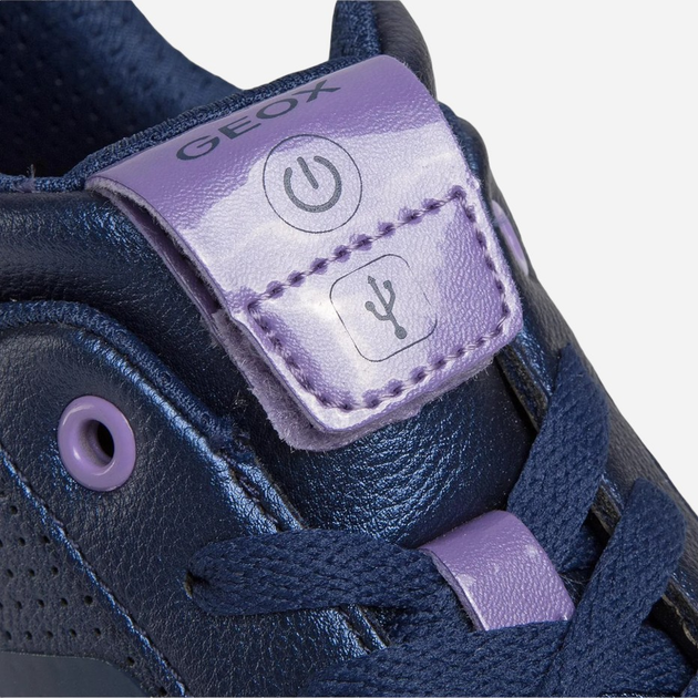 Buty sportowe dziecięce dla dziewczynki Geox J Kommodor Girl J744HA/000NF/C4267 35 Granatowe (8058279484108) - obraz 7