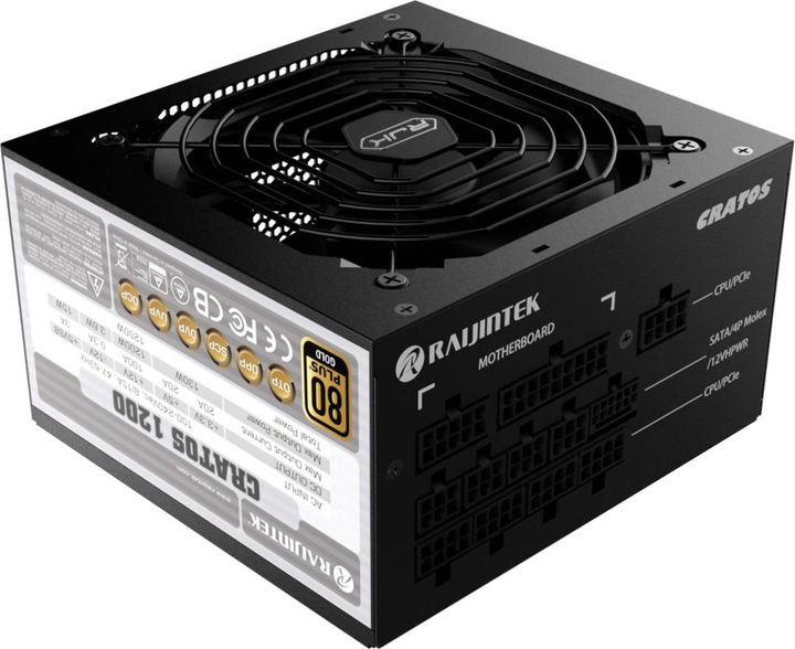 Блок питания Raijintek Cratos 1000 Черный (4715109924305) - изображение 2