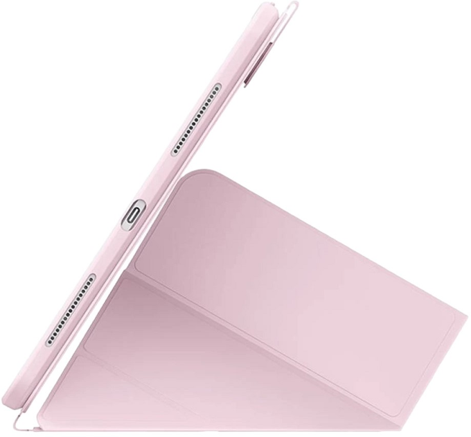 Etui z klapką magnetyczną Baseus Minimalist do Apple iPad Air4/Air5 10.9″/Pad Pro 11″ Baby Pink (P40112500411-01) - obraz 2