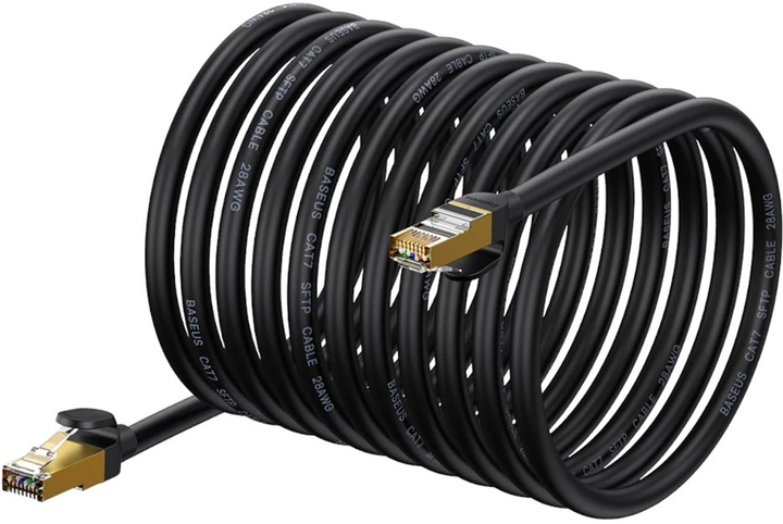 Патч-корд Baseus Cat 6 UTP 30 м Black (WKJS011001) - зображення 5