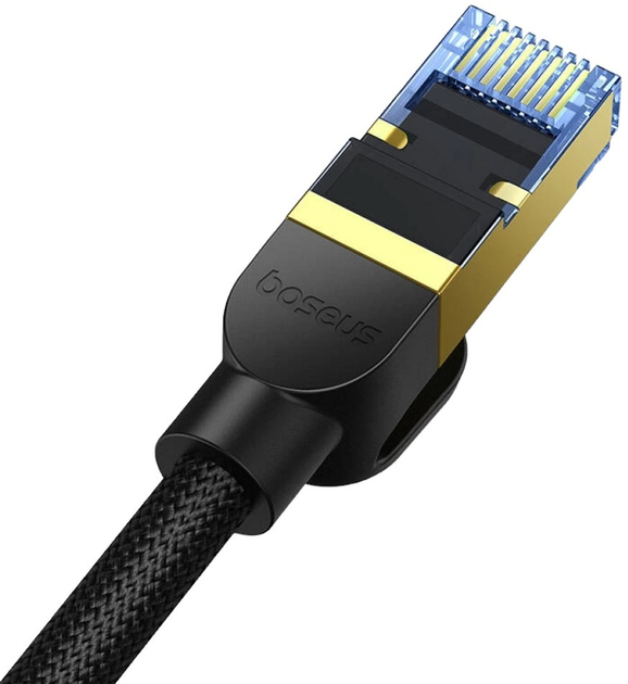 Патч-корд Baseus Cat 7 SFTP 1.5 м Black (B0013320B111-02) - зображення 3