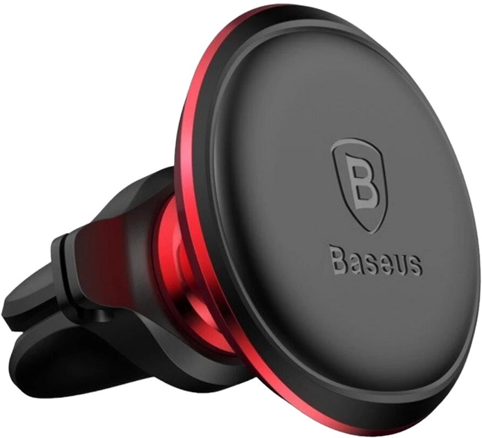 Автотримач магнітний Baseus Magnetic Air Vent Mount Red (C40141201913-00) - зображення 1