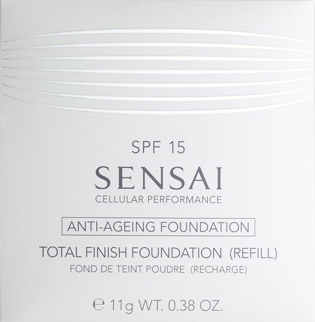 Змінний блок Пудра для обличчя Sensai Cellular Performance Anti-Ageing компактна TF22 Natural Beige SPF 15 11 г (4973167907580) - зображення 1