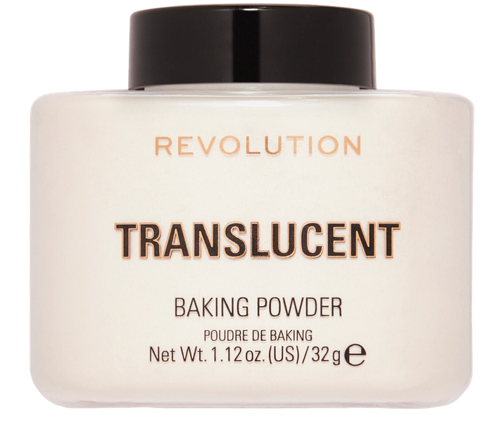 Puder sypki do twarzy Makeup Revolution Translucent Baking Powder 32 g (5057566071932) - obraz 1