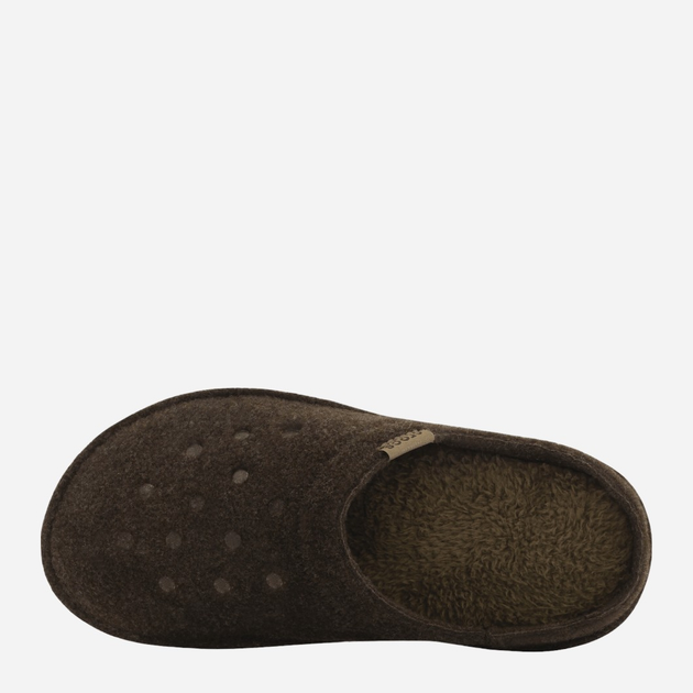 Kapcie damskie ciepłe Crocs Classic Lined Slipper CR203600 37-38 (M5/W7) 23 cm Kawowe (887350816570) - obraz 4