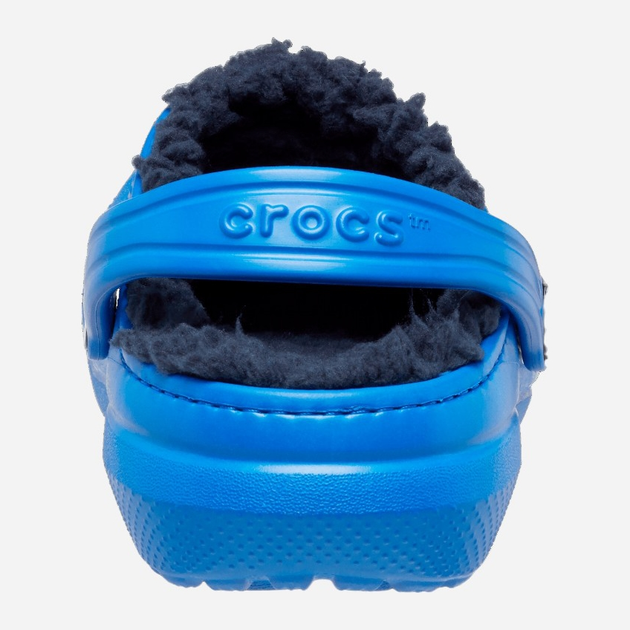 Дитячі крокси-сабо утеплені для хлопчика Crocs Classic Fuzz-Lined Casual CR207009 22-23 (C6) 13.6 см Блакитні (196265146710) - зображення 3
