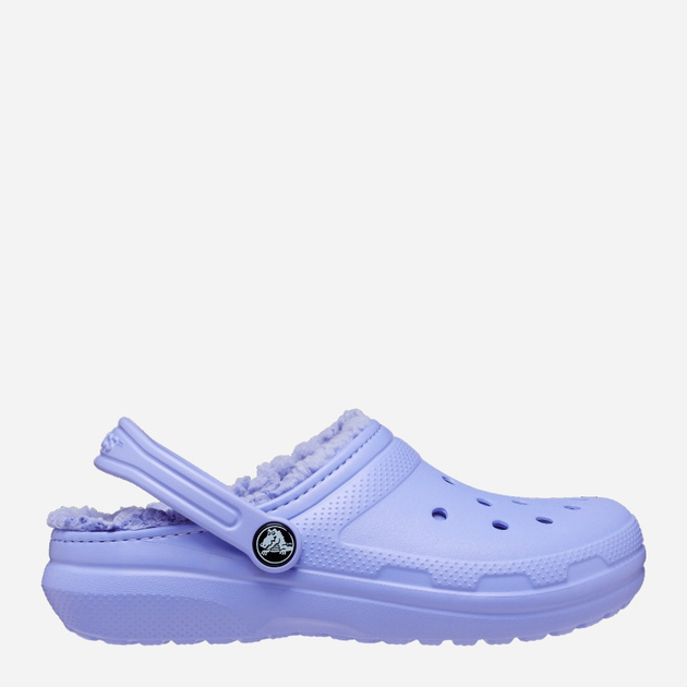 Дитячі крокси для дівчинки Crocs Classic Fuzz-Lined Casual CR207009 23-24 (C7) 14.5 см Лавандові (196265146796) - зображення 1