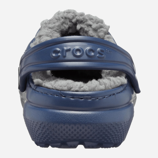 Дитячі крокси-сабо утеплені для хлопчика Crocs Classic Fuzz-Lined Casual CR207009 27-28 (C10) 16.8 см Темно-сині (191448702134) - зображення 3