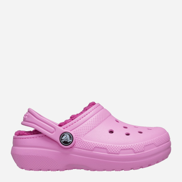 Chodaki dziecięce dla dziewczynki ocieplane Crocs Classic Fuzz-Lined Casual CR207009 27-28 (C10) 16.8 cm Jasnoróżowe (191448877658) - obraz 1