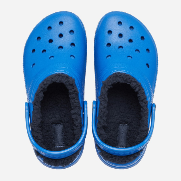 Chodaki chłopięce ocieplane Crocs Classic Lined CR207010 28-29 (C11) 18 cm Niebieskie (196265146826) - obraz 4