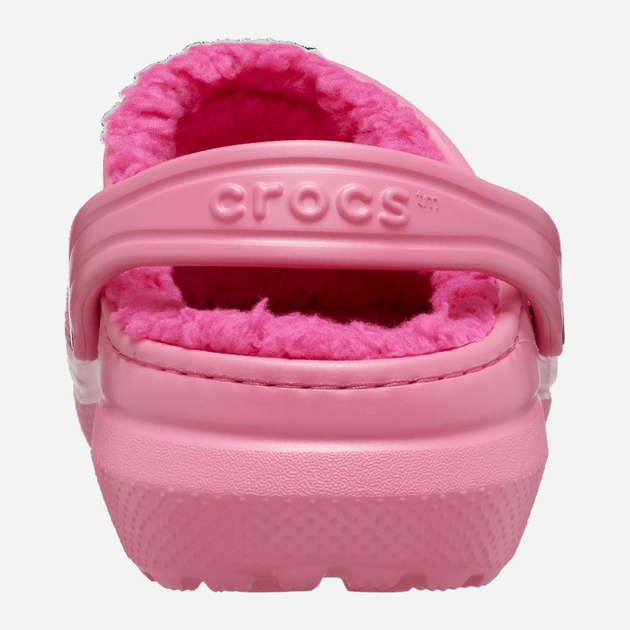 Дитячі крокси-сабо для дівчинки Crocs Classic Lined CR207010 29-30 (C12) 18.8 см Темно-рожеві (196265407644) - зображення 3