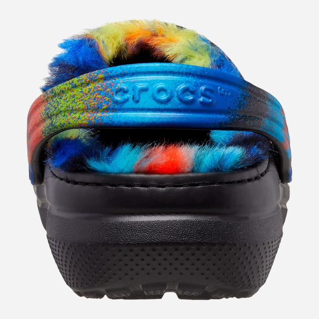 Chodaki chłopięce ocieplane Crocs Classic Lined Spray Dye Casual CR208095 22-23 (C6) 13.6 cm Czarne (196265149018) - obraz 3