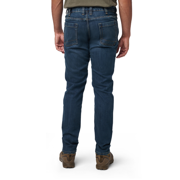 Штани тактичні джинсові 5.11 Tactical Defender-Flex Slim Jeans Basic Blue Wash W35/L30 (74465-1022) - изображение 2