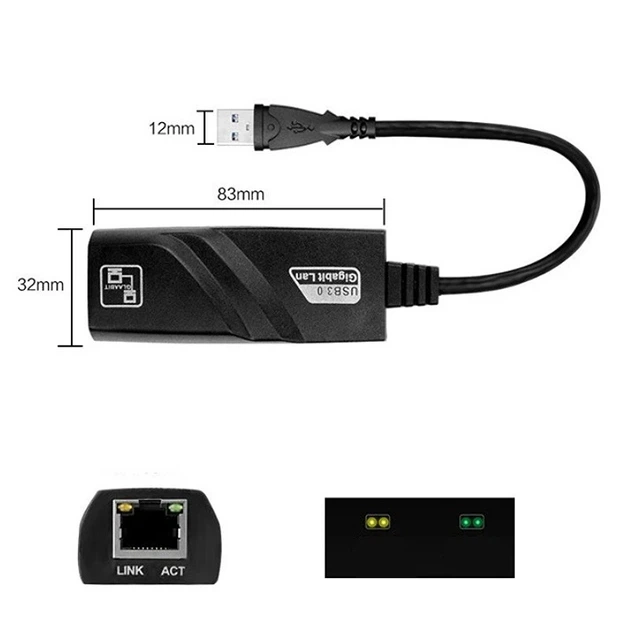 Гигабитный USB LAN адаптер / проводной переходник USB 3.0 - Ethernet / Сеть RJ45 LAN для Windows 11/10/8.1/7/XP/Linux/Mac GigabitPro (GP-20492) - Фото 11 Гигабитный USB LAN адаптер / проводной переходник USB 3.0 - Ethernet / Сеть RJ45 LAN для Windows 11/10/8.1/7/XP/Linux/Mac GigabitPro (GP-20492) - изображение 11