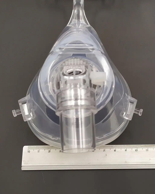 СІПАП Ротоносова маска для неінвазивної вентиляції легенів, СРАР (СіПАП),ШВЛ терапії ZW FA 02B, розмір L - зображення 2