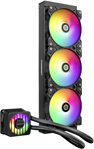 System chłodzenia cieczą Enermax Liqmaxflo 420 ARGB Black (ELC-LMF420-ARGB) - obraz 7