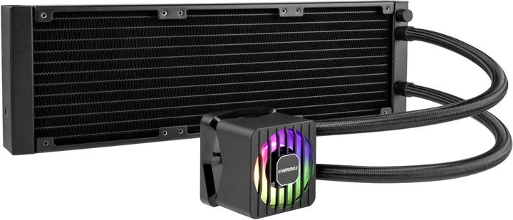 System chłodzenia cieczą Enermax Liqmaxflo 420 ARGB Black (ELC-LMF420-ARGB) - obraz 8