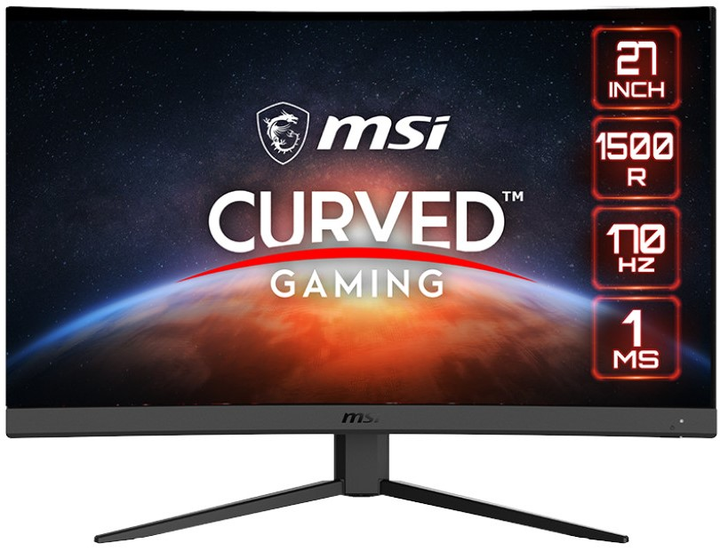 Monitor 27" MSI G27CQ4DE E2 Black (9S6-3CB01T-028) - obraz 1