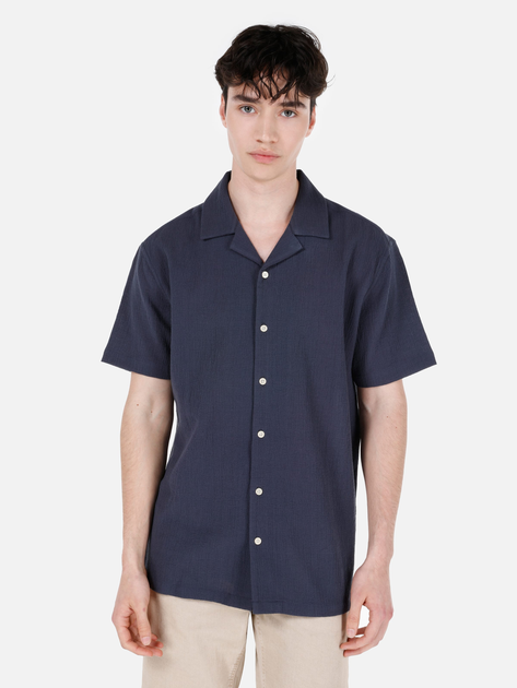 Сорочка бавовняна літня чоловіча Colin's CL1067591-NAV XXL Navy від Rozetka на платформі USKIDKA Акція на Сорочка бавовняна літня чоловіча Colin's CL1067591-NAV XXL Navy від Rozetka