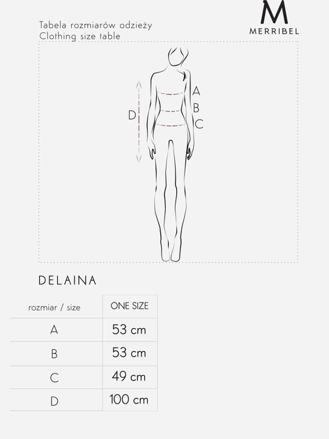 Kardigan damski Merribel Delaina One Size Brązowy (5907621624026) - obraz 6