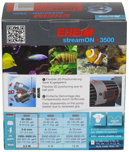 Помпа течения EHEIM streamON+ 3500 (1180220) - изображение 6