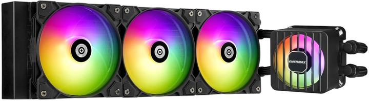 Система жидкостного охлаждения Enermax Liqmaxflo 360 ARGB Black (ELC-LMF360-ARGB) - изображение 1