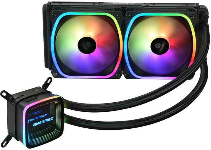 Система жидкостного охлаждения Enermax AquaFusion ADV 240 Black (ELC-AQFA240-SQA) - изображение 2