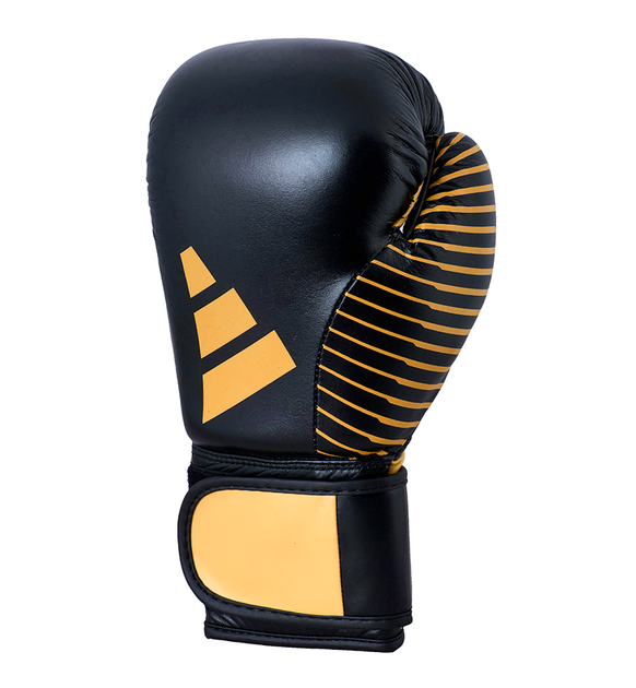 Боксерские перчатки Adidas WAKO (adiKBWKF200) Black/Gold 10 унций - Фото 2 Боксерские перчатки Adidas WAKO (adiKBWKF200) Black/Gold 10 унций - изображение 2