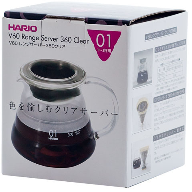 Заварник для кави Hario Range V60-01 360 мл (4977642730625) - зображення 2