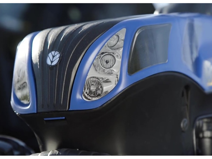 Traktor dziecięcy Falk New Holland na pedały z przyczepą Niebieski (3016200309024) - obraz 6