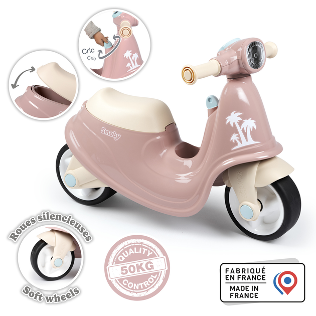 Толокар Smoby Toys рожевий (3032167210081) - зображення 3