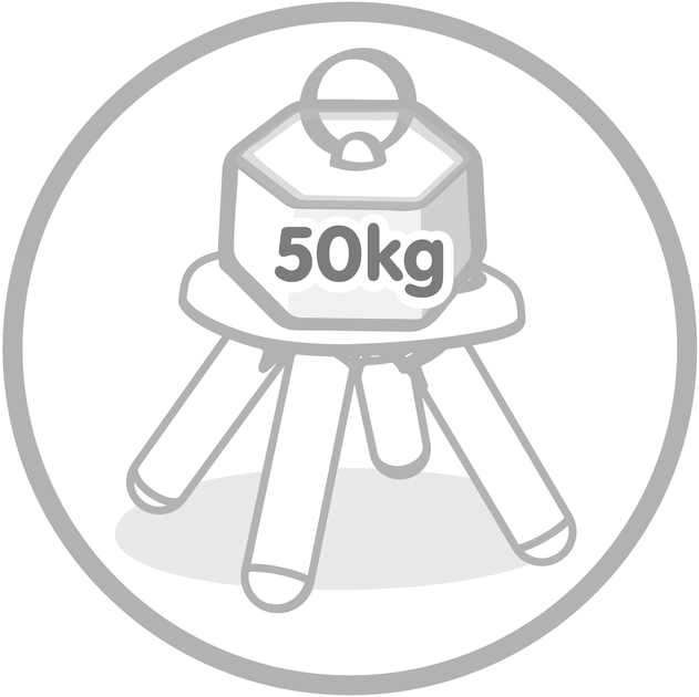 Wysokie krzesełko bez oparcia dla dzieci Smoby Toys Szaro-beżowy (3032168802070) - obraz 4