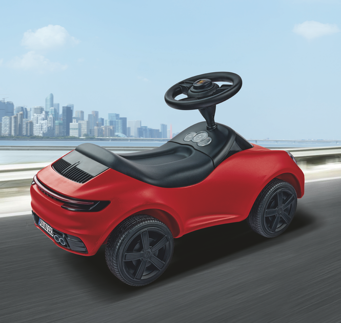 Jeździk BIG Porsche 911 Red (4004943563536) - obraz 6