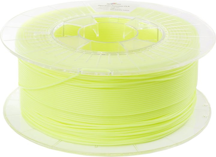 Filament do drukarek 3D Spectrum Premium PLA 1.75 mm 1000 g Fluorescencyjny żółty (5903175657169) - obraz 2