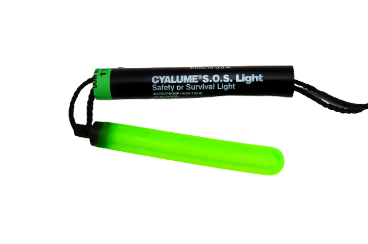 Хімічний джерело світла (ХІС) сигнальний вогонь Cyalume 6" SOS 8 годин, колір Green - зображення 1