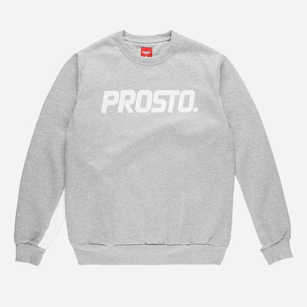 Світшот чоловічий Prosto KLASYK Crewneck Classic XXII 1032 M Сірий (5906742998474) - зображення 1